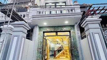 Nhà Quốc lộ 50, Tân Kim,Cần Giuộc.Thiết kế Sang Trọng , sổ sẵn cc liền
