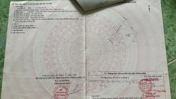 Bán đất mặt tiền đường Trần Văn Trà 100x100m Bình Phong Thạnh- Long An