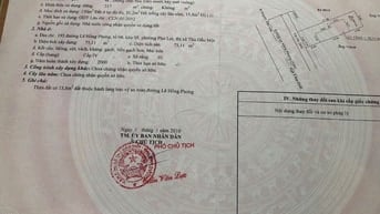 Bán đất mặt tiền 193  Lê Hồng Phong_Phú Lợi _ Thủ DầuMột 