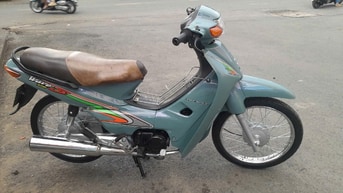 Wave 110 HQ kiểng thái xanh xi măng ánh tím