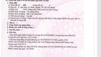 Bán đất ngay Cầu Ông Thìn, QL 50, Bình Chánh
