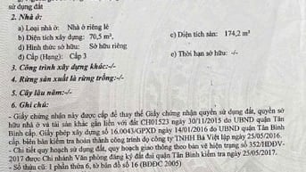 BÁN NHÀ Đường Nhựa 8m Tái Thiết sát Công An P. 11- Tân Bình- 14,8 Tỷ