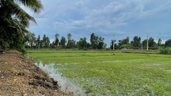 Bán lô đất mặt kênh đường xe hơi xã nhị bình, Huyện Hóc Môn, dt 1626m
