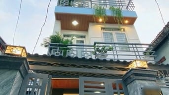 Nhà 3 lầu DT:4x13,8m, đẹp CAO CẤP hẻm Đường Số 51, P14, Q.Gò Vấp.