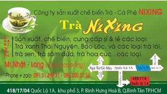 Chuyên cung cấp sỉ trà ướp hương trà nguyên liệu cho các cở sở SX trà