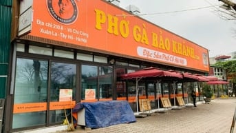 Cho thuê gấp MBKD khu Thái Thịnh mặt tiền 20m chỉ 120tr.tháng