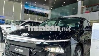 Hyundai Accent 2025 Cao Cấp Đen Giảm 100% Thuế TB