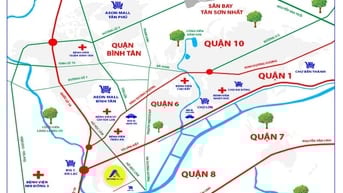 Đất nền ngay AOEN Bình Tân . DT 68m2 - Giá 2.8 tỷ . Sổ Hồng riêng