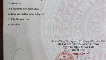 Bán Đất gần UBND Xã Hòa Long (sau này là P. Tam Long chỉ 2 phút xe máy