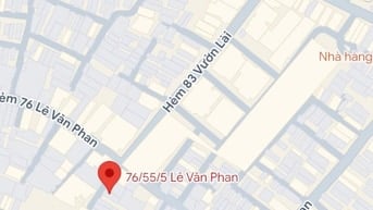 Bán nhà HXH 76/55 Lê văn Phan gần chợ vải DTSD 174m2, 3 tấm giá 11 tỷ