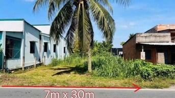 đất thổ cư, 210m2 đường nhựa, xã Tân Phú Trung. Củ Chi