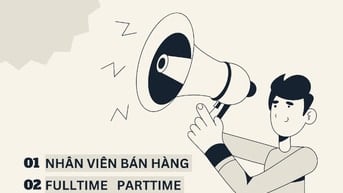 Tuyển 03 bạn nhân viên bán hàng đủ 18 tuổi