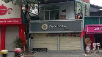 Cho thuê cửa hàng mặt đường Nguyễn Khánh Toàn-Cầu Giấy-Hà Nội.