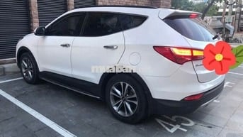 Santafe 2015, máy xăng, màu trắng