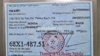 Cv xe Honda Wave