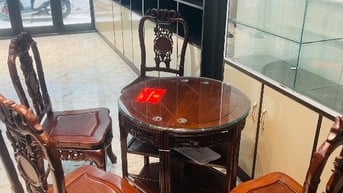 bàn ghế gỗ hương new 100% cần thanh lý gấp