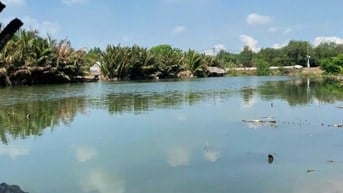  Bán gấp đất nhà vườn Phú Hữu Nhơn Trạch sát TP giá rẻ 2tr/m, MT sông
