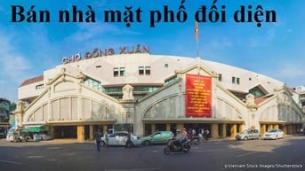 Bán nhà mặt phố đối diện chợ Đồng Xuân, mặt bằng 174m2, kinh doanh tốt