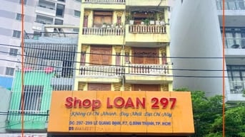 🌷 🌷 🌷 BÁN NHÀ MẶT TIỀN : 297 - 299 LÊ QUANG ĐỊNH - P. 7 - Q. BÌNH T