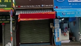 Cho thuê nhà mặt tiền Vườn Lài, P.Phú Thọ Hòa, Q.Tân Phú  Giá 13tr