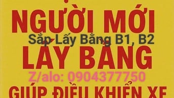 Nhận kèm học viên lái xe sắp lấy bằng và mới lấy bằng B1, B2.