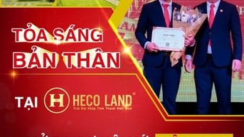 Tuyển nhân viên kinh doanh - thu nhập 100 triệu tại Heco Land