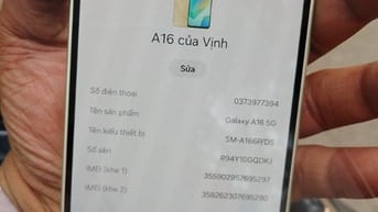 Galaxy A16 5g mới mua nguyên đai nguyên kiện 