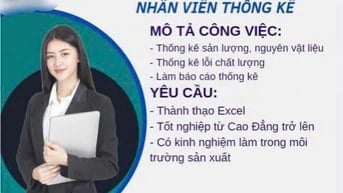 CTY HIGHLAND DRAGON Dĩ An BD tuyển NV Thống Kê Nguyên Liệu