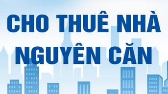 CHO THUÊ NHÀ MẶT TIỀN NGUYÊN CĂN QUẬN 4