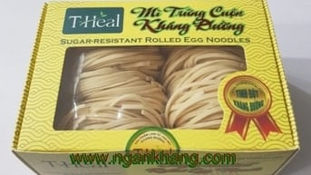 Mì trứng cuộn kháng đường T-Heal: Phù hợp với mọi đối tượng