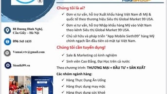 Cần Tuyển nhân viên Marketing thương hiệu