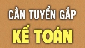 CÔNG TY CẦN TUYỂN NHÂN VIÊN KẾ TOÁN NỘI BỘ