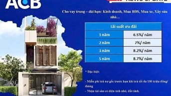 Hỗ trợ tư vấn vay acb quận 10 , lãi suất cạnh tranh