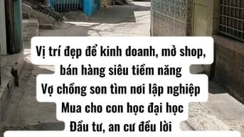 💰 MẶT TIỀN KINH DOANH GIÁ RẺ NHẤT GÒ VẤP – CHỈ 2,x TỶ – MUA LÀ LỜI! 
