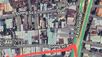 Đất mặt tiền Quốc Lộ 1A gần trạm thu phí An Sương