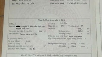 Bán nhà 2 mặt tiền Lý Thường Kiệt, TT Hóc Môn, Huyện  Hóc Môn 12.5 tỷ