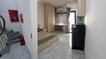 Nhà dòng tiền 55m2 thang máy, 8pkk, full pccc, full nội thất