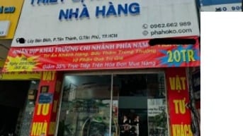 Cho thuê nhà mặt tiền Lũy Bán Bích, P.Tây Thạnh, Q.Tân Phú giá 18tr