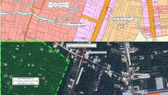BÁN ĐẤT MẶT TIỀN QL.60 (MỚI) ĐỐI DIỆN QH.DỰ ÁN CỤM CÔNG NGHIỆP HÒA LỘC