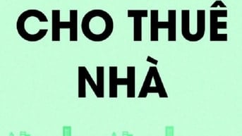 Cho thuê nhà 308/9 Tân Hương, phường Tân Quý, quận Tân Phú