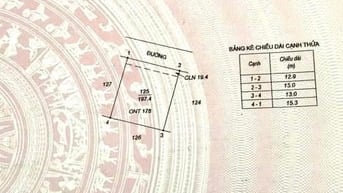 CẦN TIỀN BÁN GẤP LÔ ĐẤT MT : 13m , DT:198m2 TẠI XUÂN HỒNG GIÁ 2 TỶ