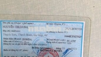 xe đang cầm cần bán