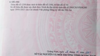 Bán đất 2 lô đôi Cẩm Thanh, Hội An