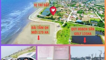 Chỉ hơn 1 tỷ/ lô sở hữu ngay đất mặt biển bãi tắm Thịnh Long, Hải Hậu