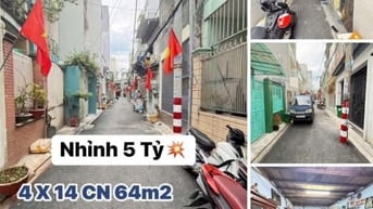 Bán nhà 304/4Q4 Trường Chinh, P13, Tân Bình, ngay chợ Hoàng Hoa Thám