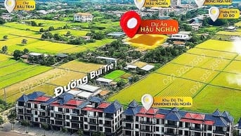 Lô đất gần Vinhome hậu nghĩa,sổ hồng riêng 