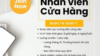 Nhân Viên Cửa Hàng - Số lượng 20 