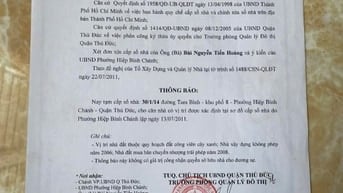 Bán nhà Tam Bình - Hiệp Bình Chánh - Thủ Đức ( Sổ đỏ chung).