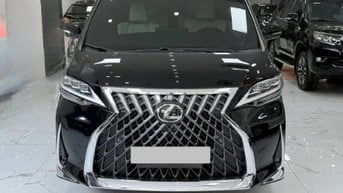 Bán Lexus LM350 sản xuất 2021, màu đen, nội thất kem.