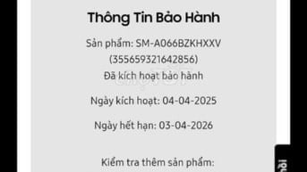 Bán điện thoại Samsung a065g bản 6128 chính hãng Việt Nam mới 100%